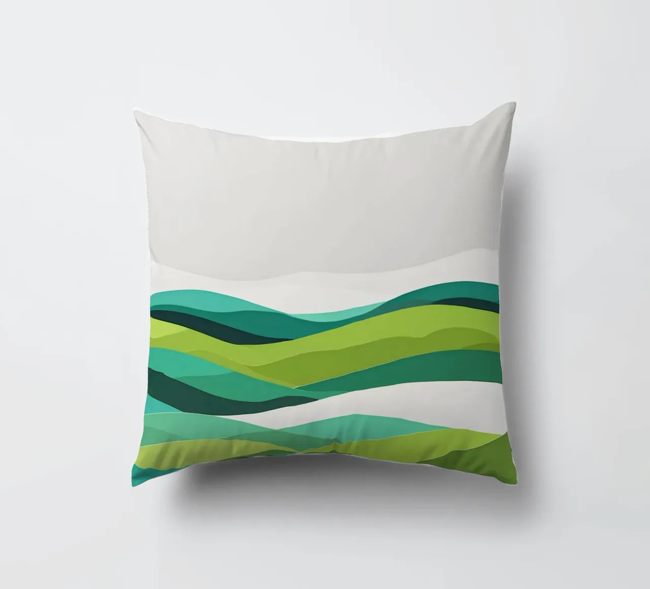 Colline di orizzonte stratificate cuscino da LIFESTYLE OBJECTS