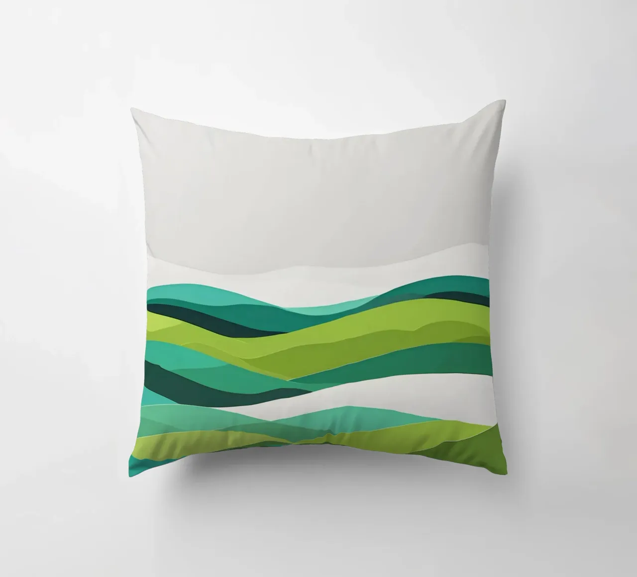 Colline di orizzonte stratificate cuscino da LIFESTYLE OBJECTS