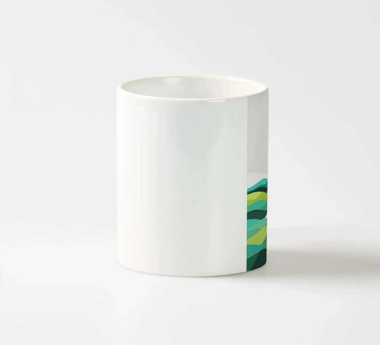 Colline di orizzonte stratificate tazza in ceramica da LIFESTYLE OBJECTS