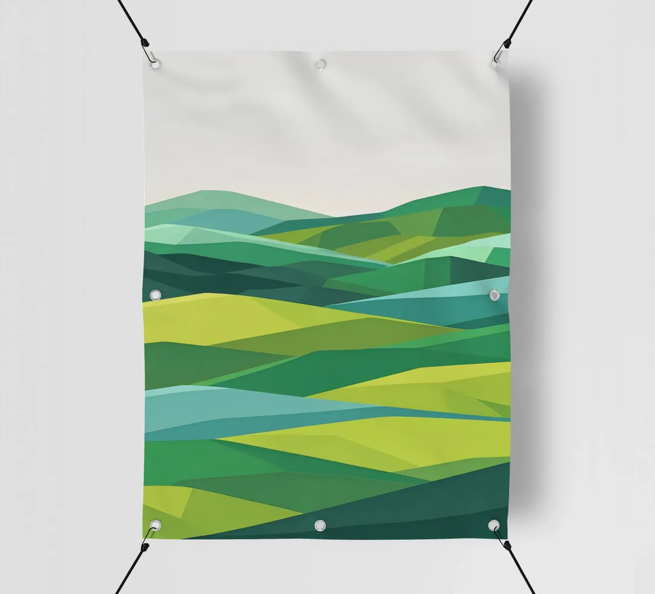 Colline di orizzonte stratificate telo in pvc da LIFESTYLE OBJECTS