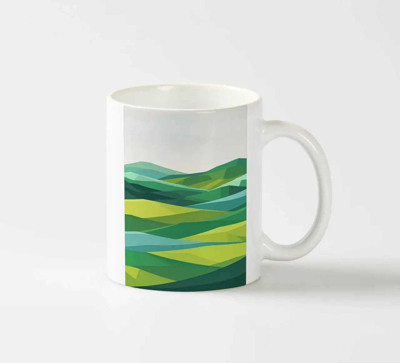 Colline di orizzonte stratificate tazza in ceramica da LIFESTYLE OBJECTS