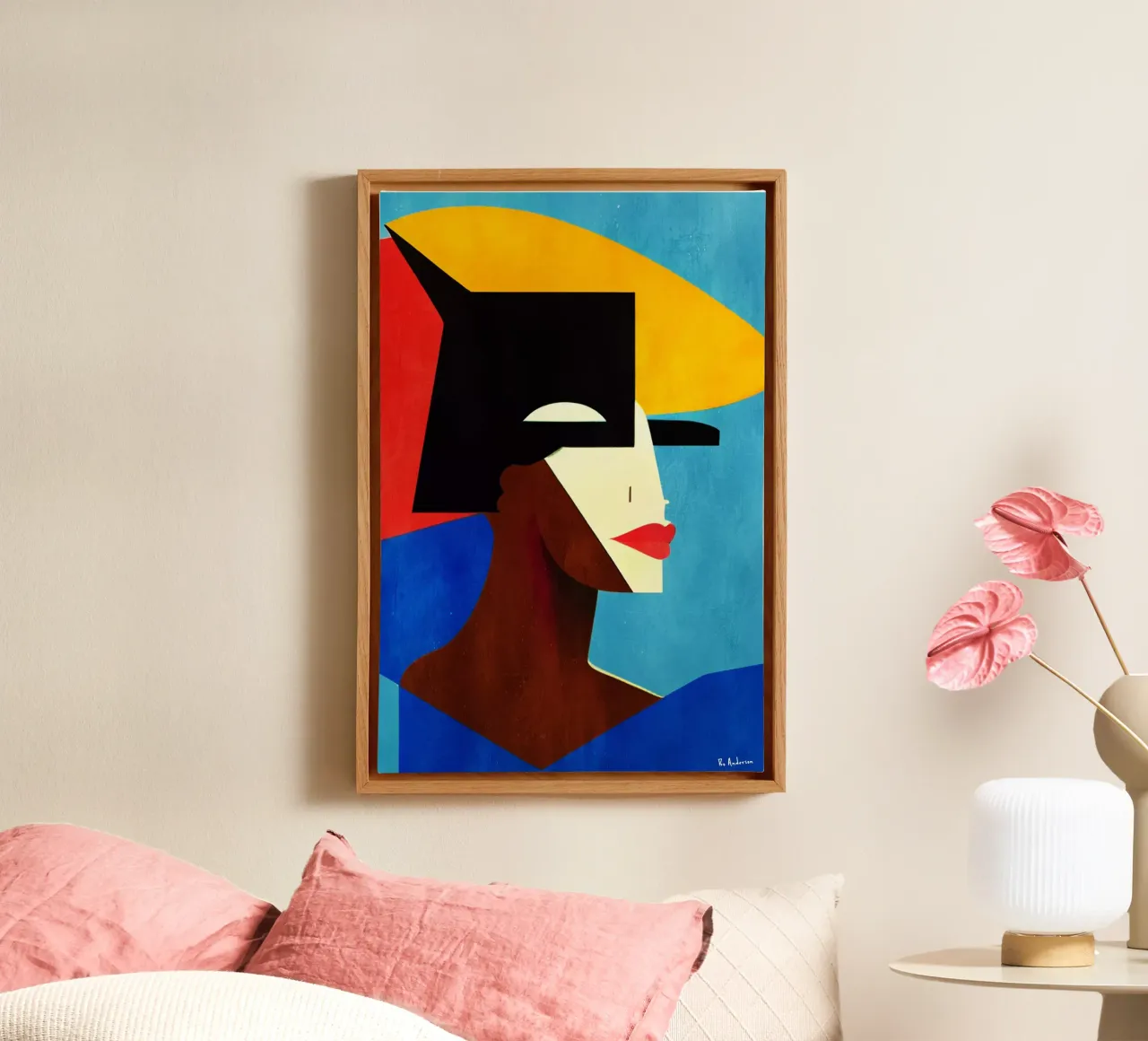 Portrait No.7 canvas by Bo Anderson
