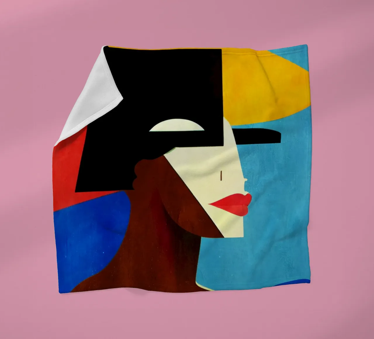 Portrait No.7 coperta in pile da Bo Anderson