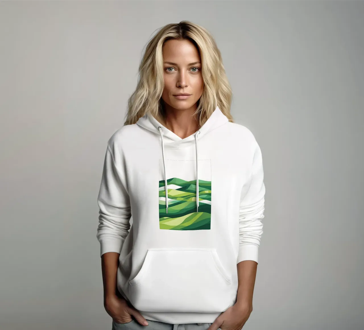 Colline di orizzonte stratificate felpa con cappuccio da LIFESTYLE OBJECTS