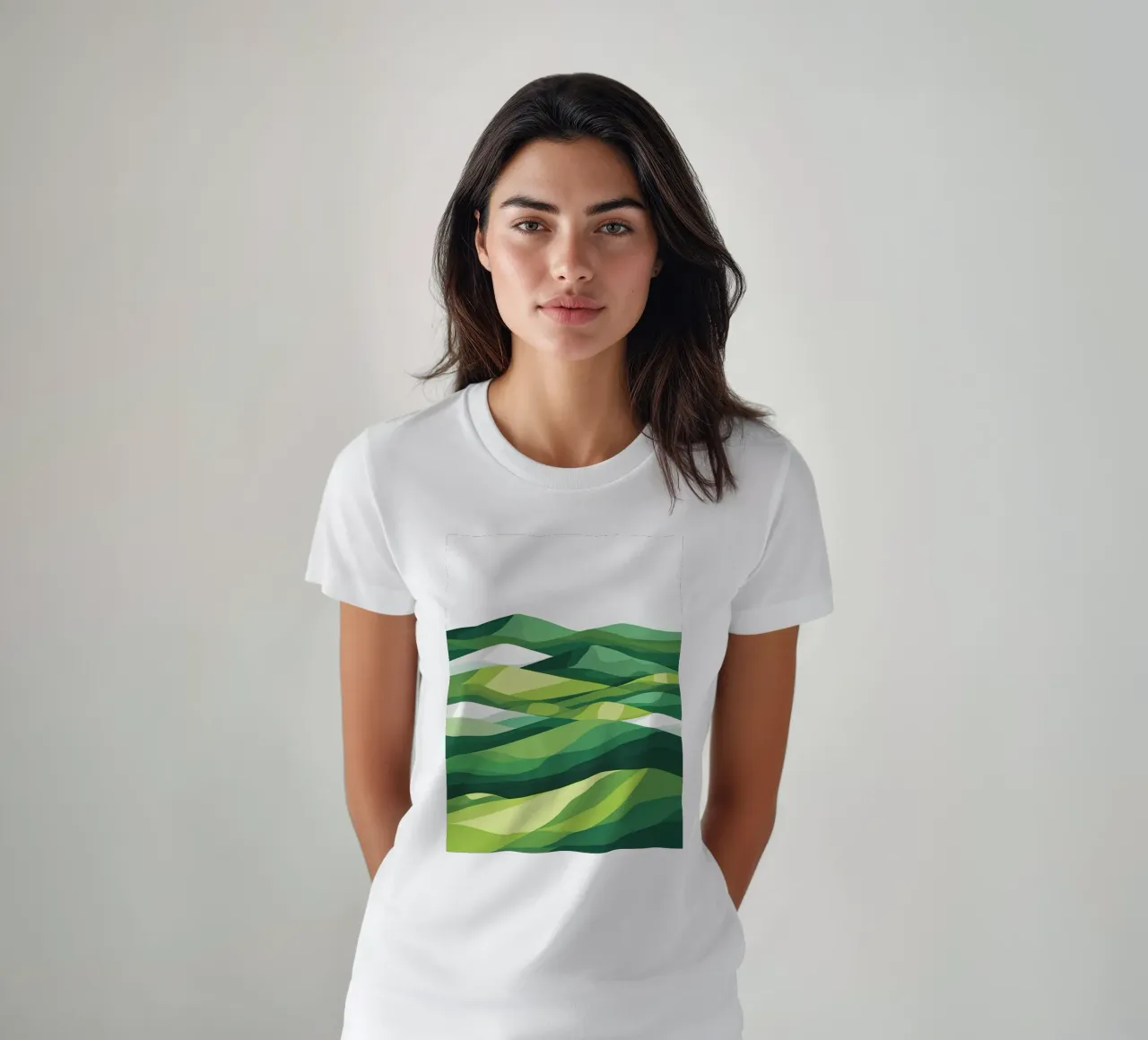 Colline di orizzonte stratificate t-shirt da LIFESTYLE OBJECTS
