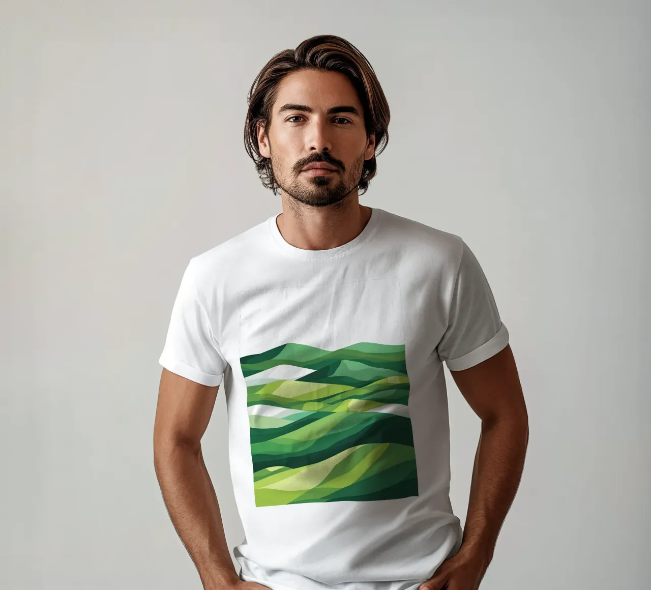 Colline di orizzonte stratificate t-shirt da LIFESTYLE OBJECTS