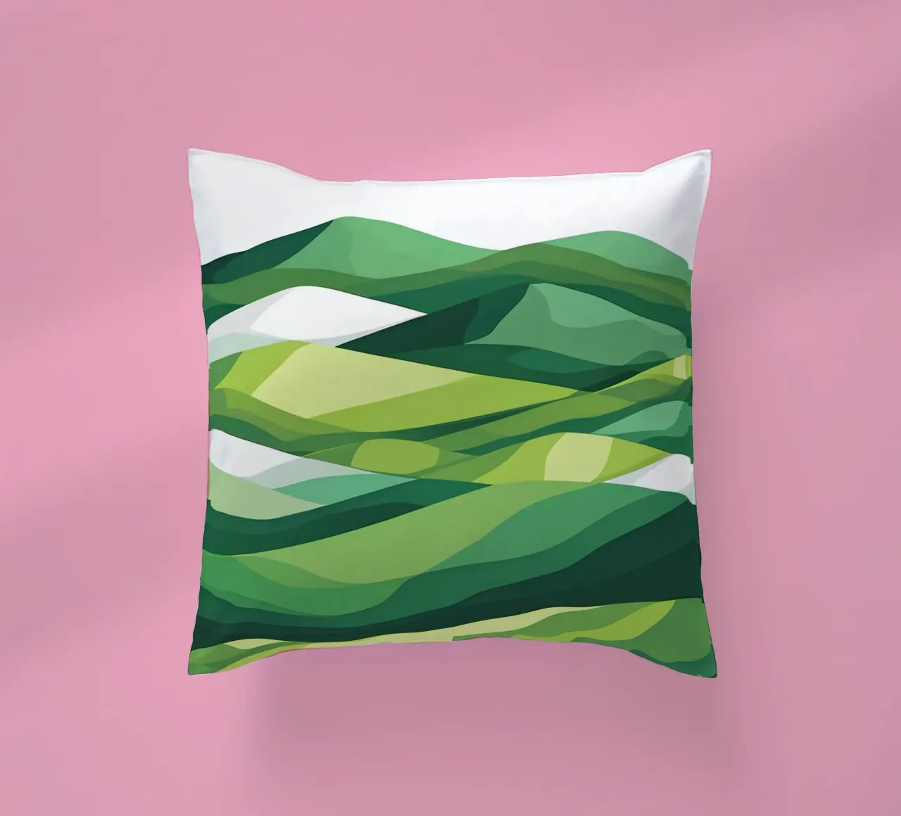 Colline di orizzonte stratificate cuscino da LIFESTYLE OBJECTS