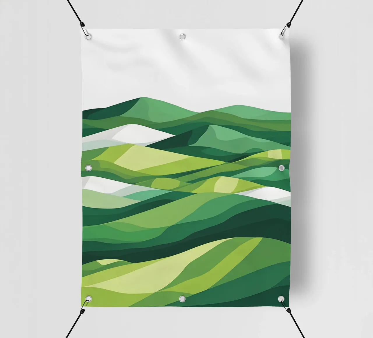Colline di orizzonte stratificate telo in pvc da LIFESTYLE OBJECTS