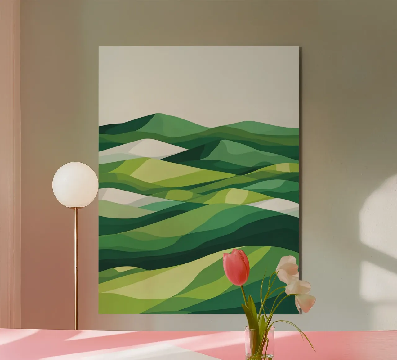 Colline di orizzonte stratificate alluminio dibond da LIFESTYLE OBJECTS