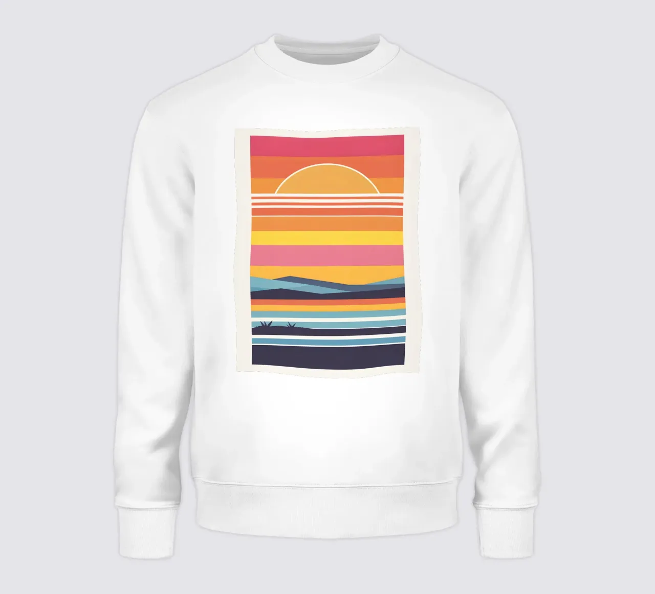 Bande di colore del tramonto felpa da LIFESTYLE OBJECTS
