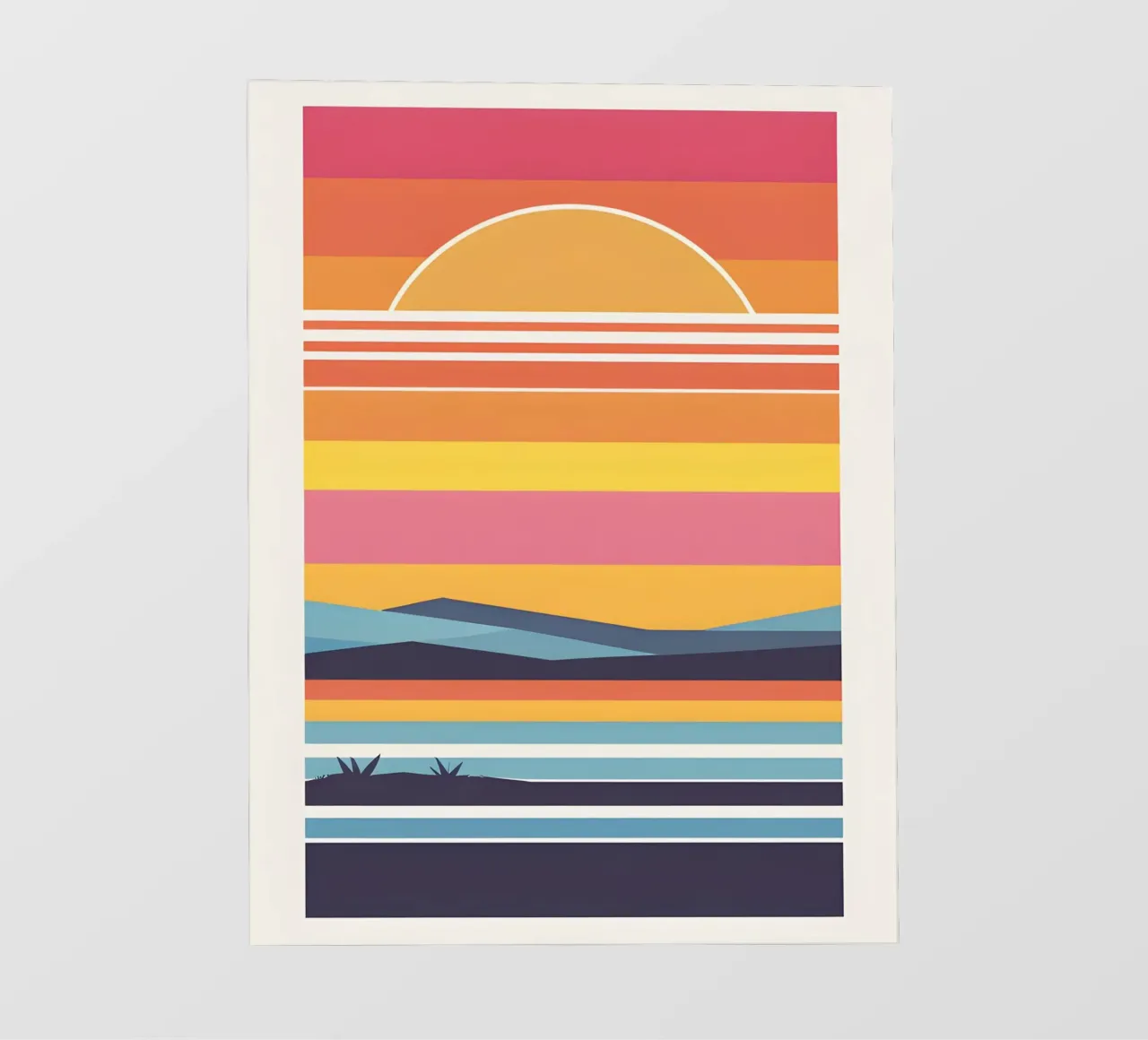 Bande di colore del tramonto pellicola backlit da LIFESTYLE OBJECTS