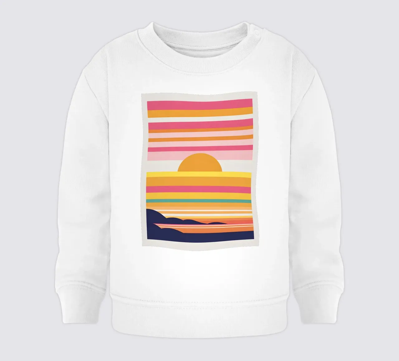 Bande di colore del tramonto felpa neonato da LIFESTYLE OBJECTS