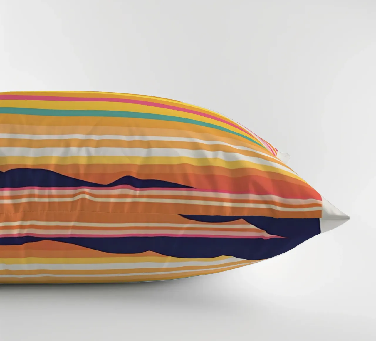Bande di colore del tramonto cuscino da LIFESTYLE OBJECTS