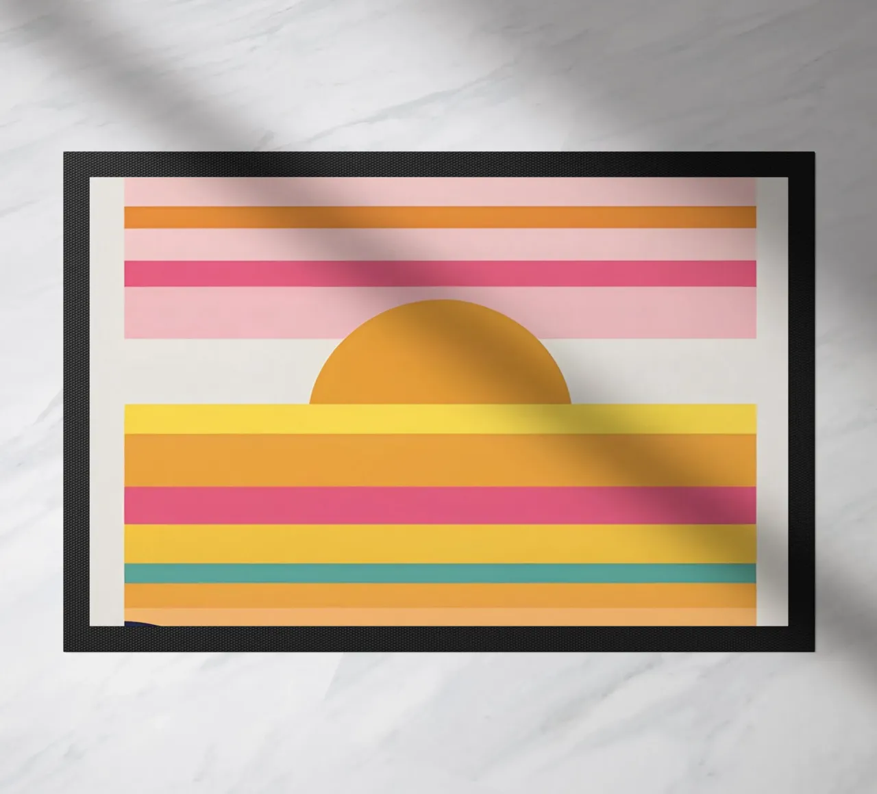 Bande di colore del tramonto zerbino da LIFESTYLE OBJECTS