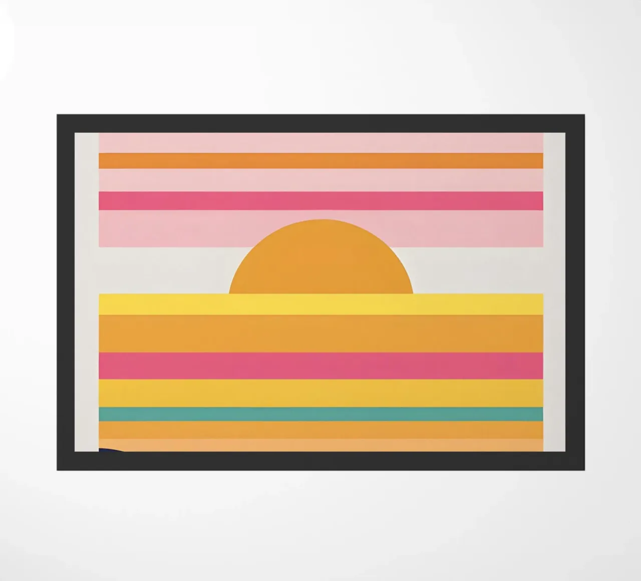 Bande di colore del tramonto zerbino da LIFESTYLE OBJECTS
