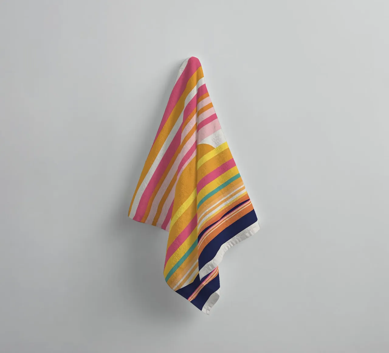 Bande di colore del tramonto asciugamano da bagno da LIFESTYLE OBJECTS