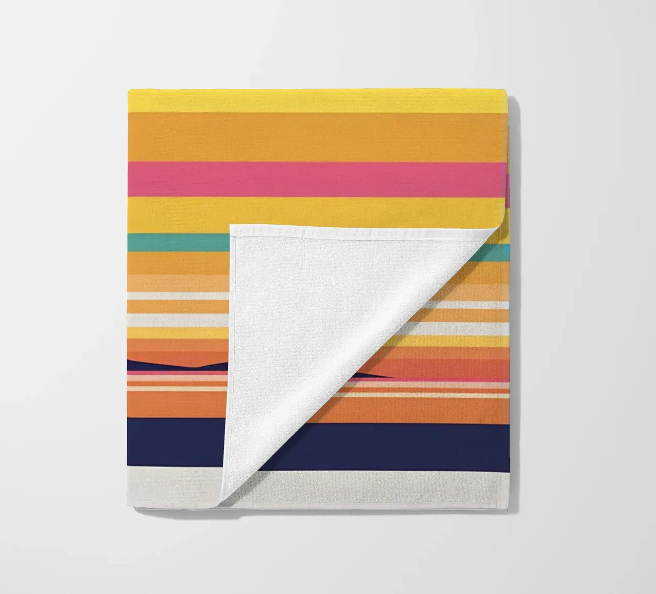 Bande di colore del tramonto telo mare da LIFESTYLE OBJECTS