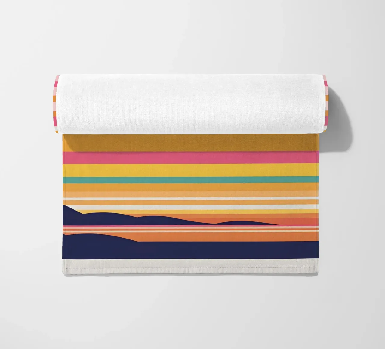 Bande di colore del tramonto telo mare da LIFESTYLE OBJECTS