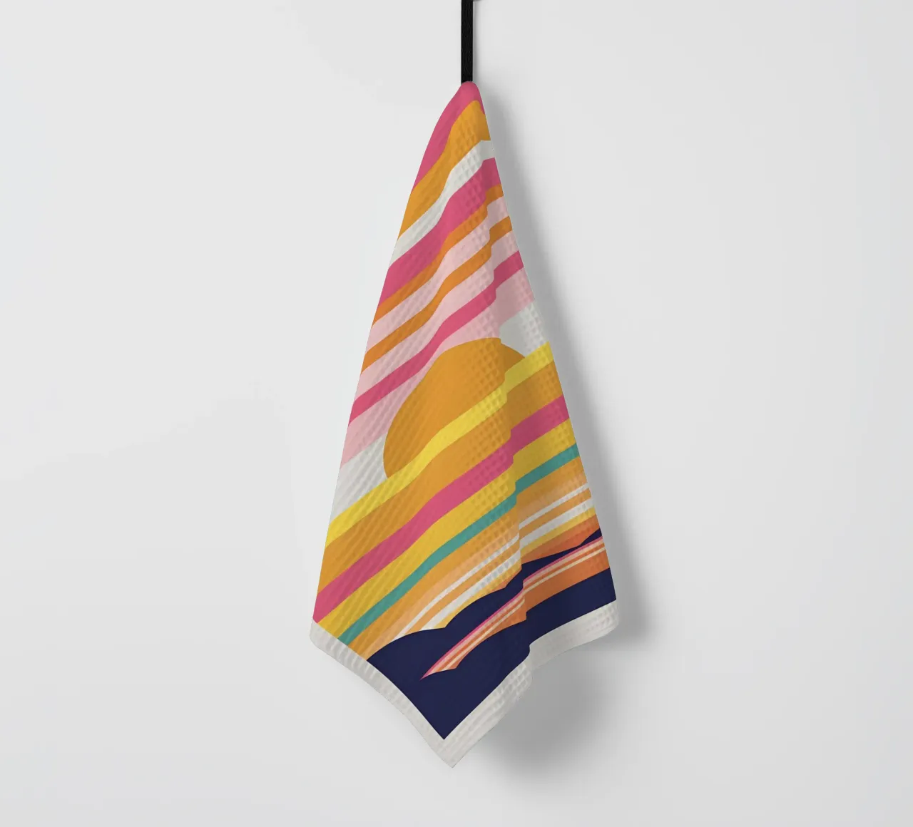 Bande di colore del tramonto canovaccio da cucina da LIFESTYLE OBJECTS