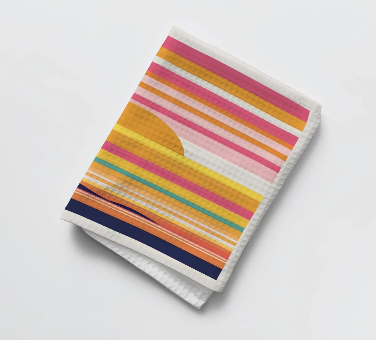Bande di colore del tramonto canovaccio da cucina da LIFESTYLE OBJECTS
