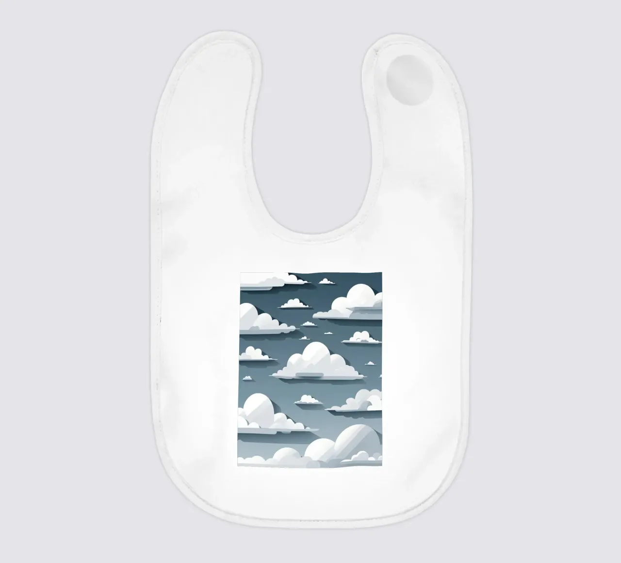 Cloud silhouettes Babylätzchen von LIFESTYLE OBJECTS