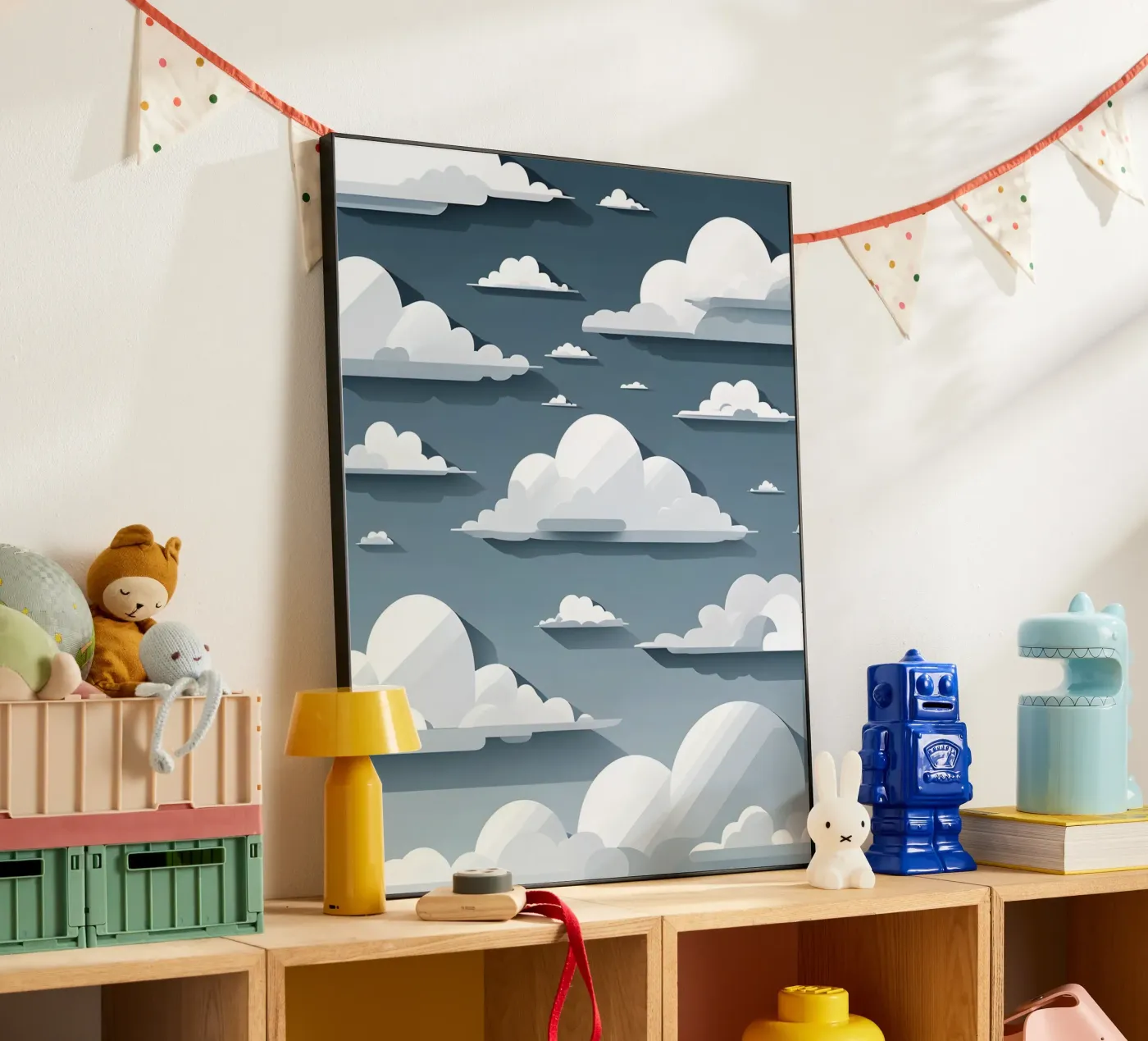 Cloud silhouettes panneau forex de LIFESTYLE OBJECTS
