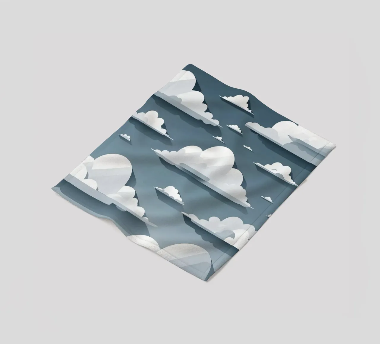 Cloud silhouettes Fleecedecke von LIFESTYLE OBJECTS