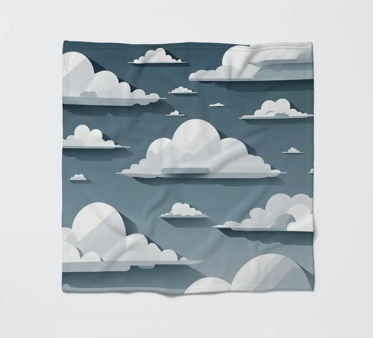 Cloud silhouettes Fleecedecke von LIFESTYLE OBJECTS