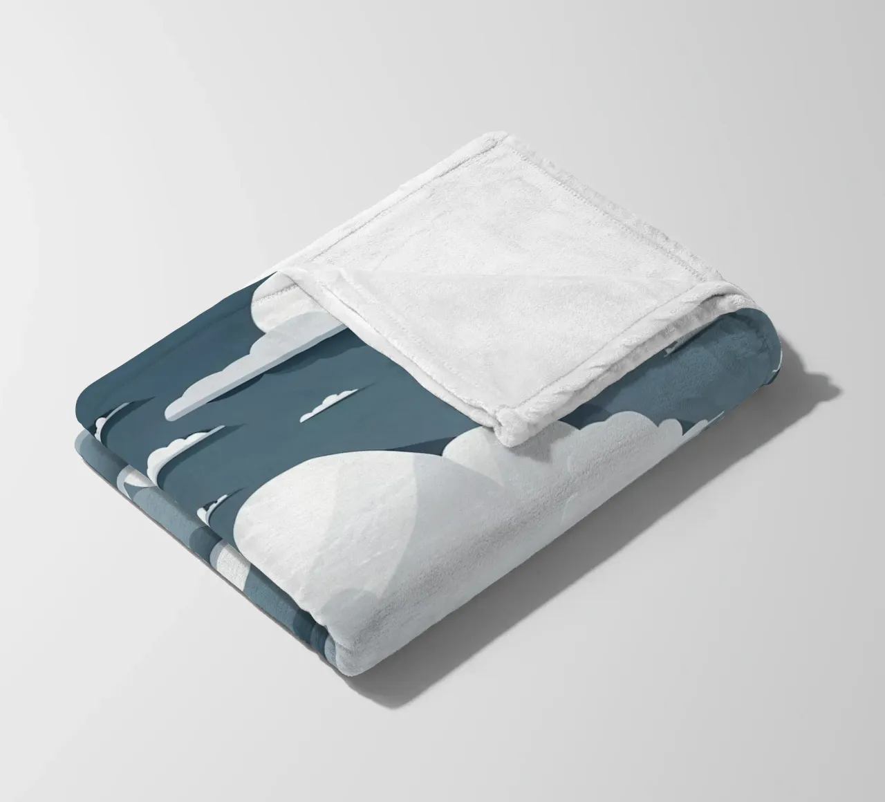 Cloud silhouettes Fleecedecke von LIFESTYLE OBJECTS