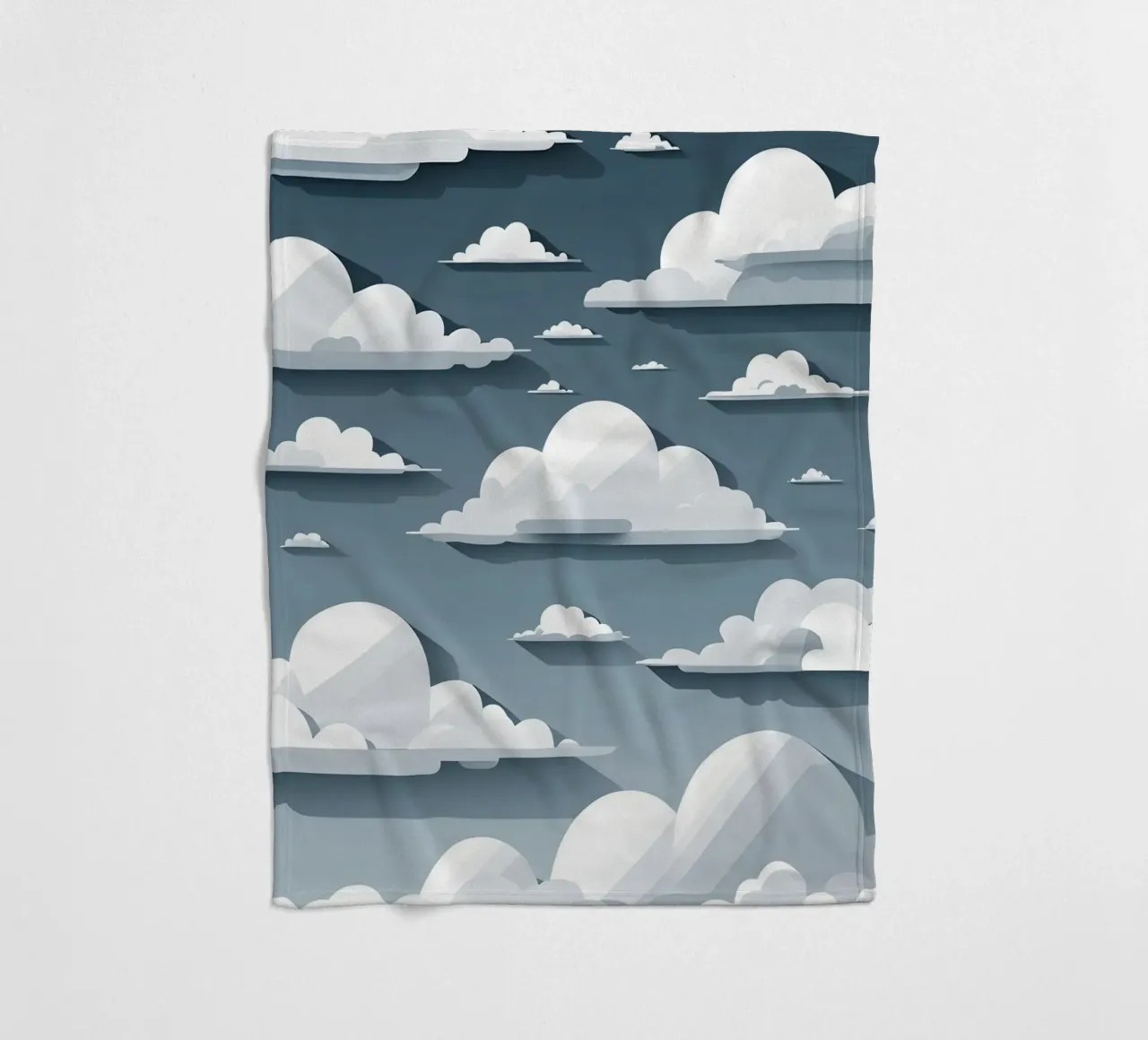 Cloud silhouettes Fleecedecke von LIFESTYLE OBJECTS