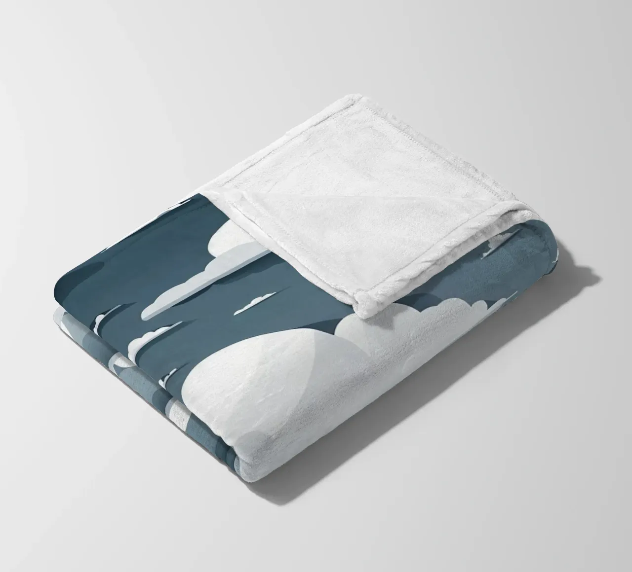 Cloud silhouettes Fleecedecke von LIFESTYLE OBJECTS