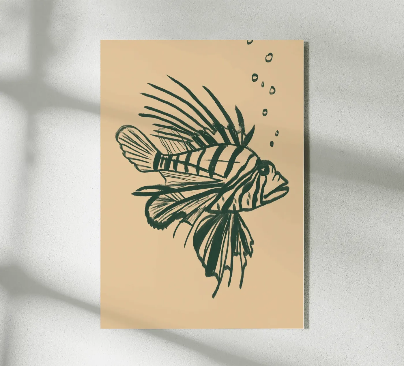 Feuerfisch acryl van Studio Dolci