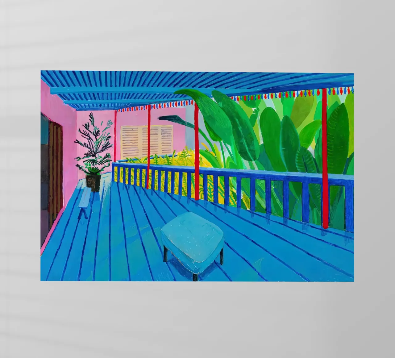 Tour del curatore di David Hockneys pellicola backlit da Palletolate