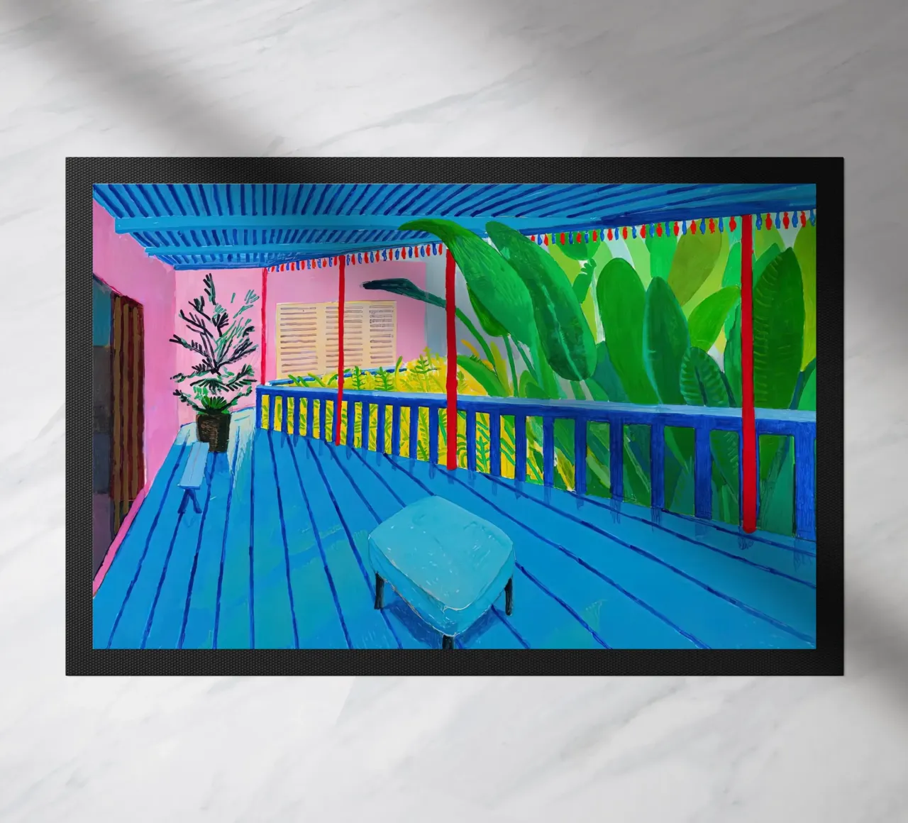 Tour del curatore di David Hockneys zerbino da Palletolate