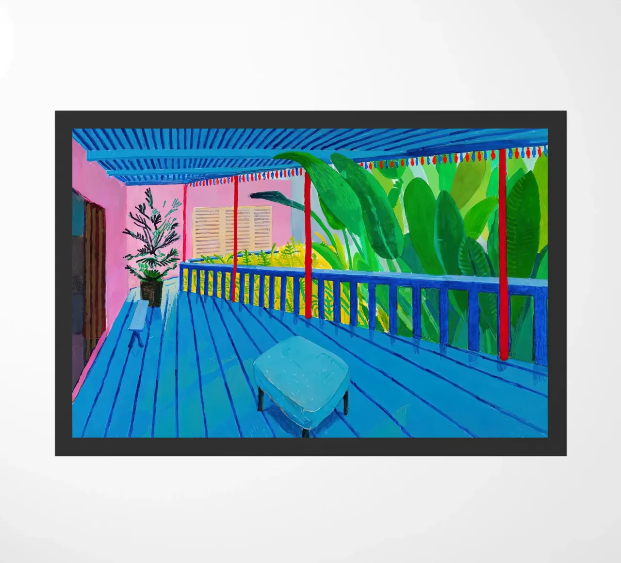 Tour del curatore di David Hockneys zerbino da Palletolate