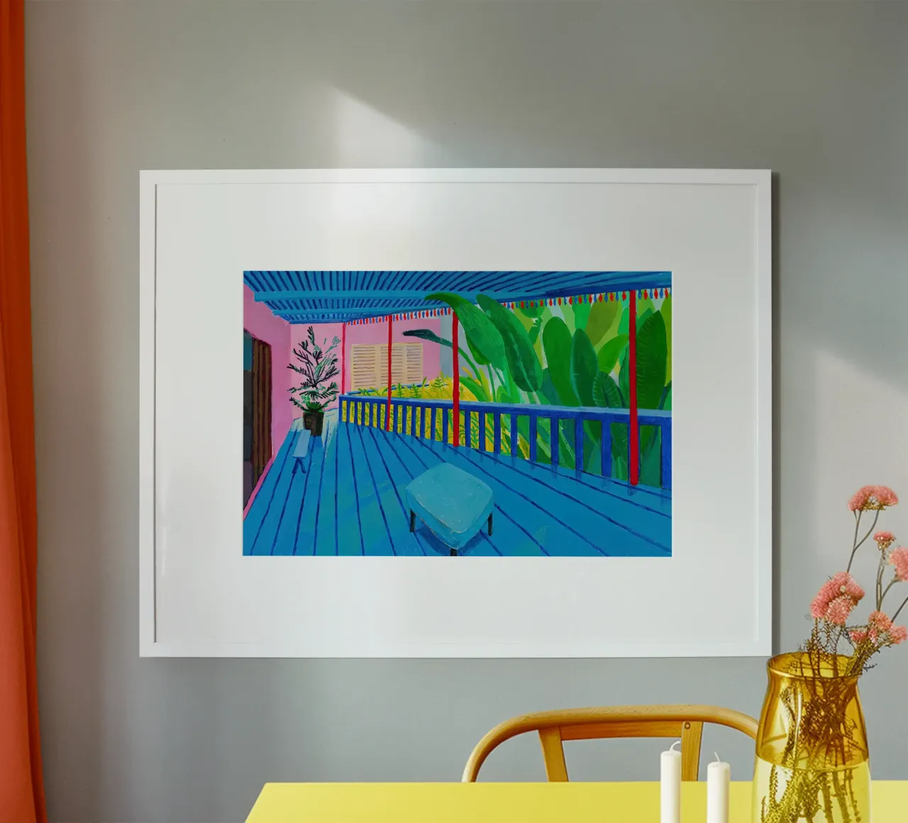 Tour del curatore di David Hockneys carta hahnemühle da Palletolate