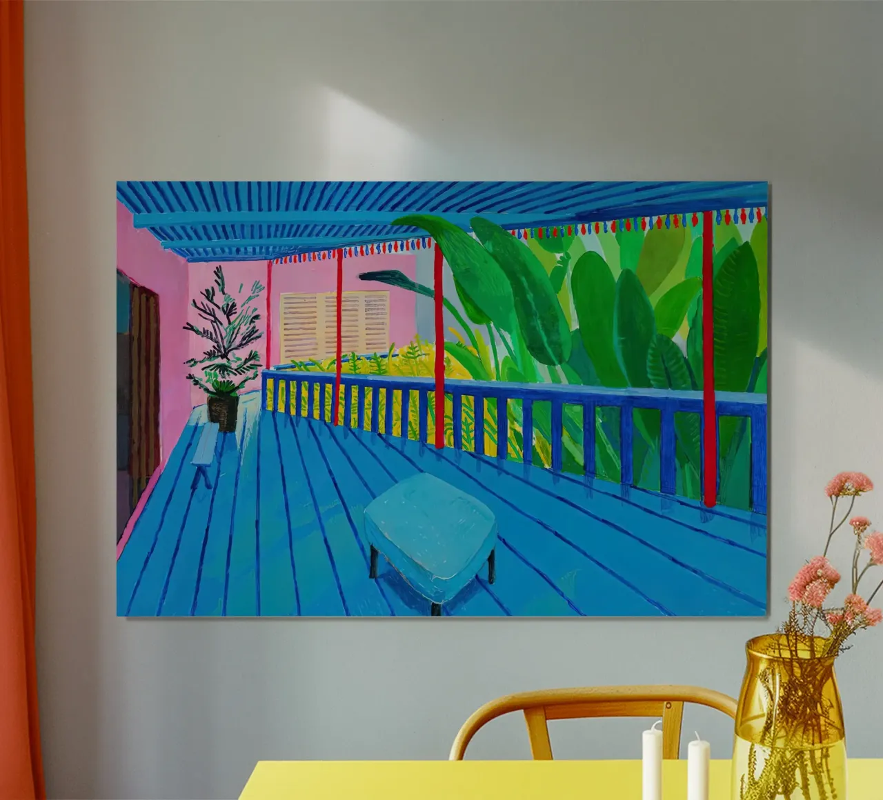 Tour del curatore di David Hockneys carta hahnemühle da Palletolate