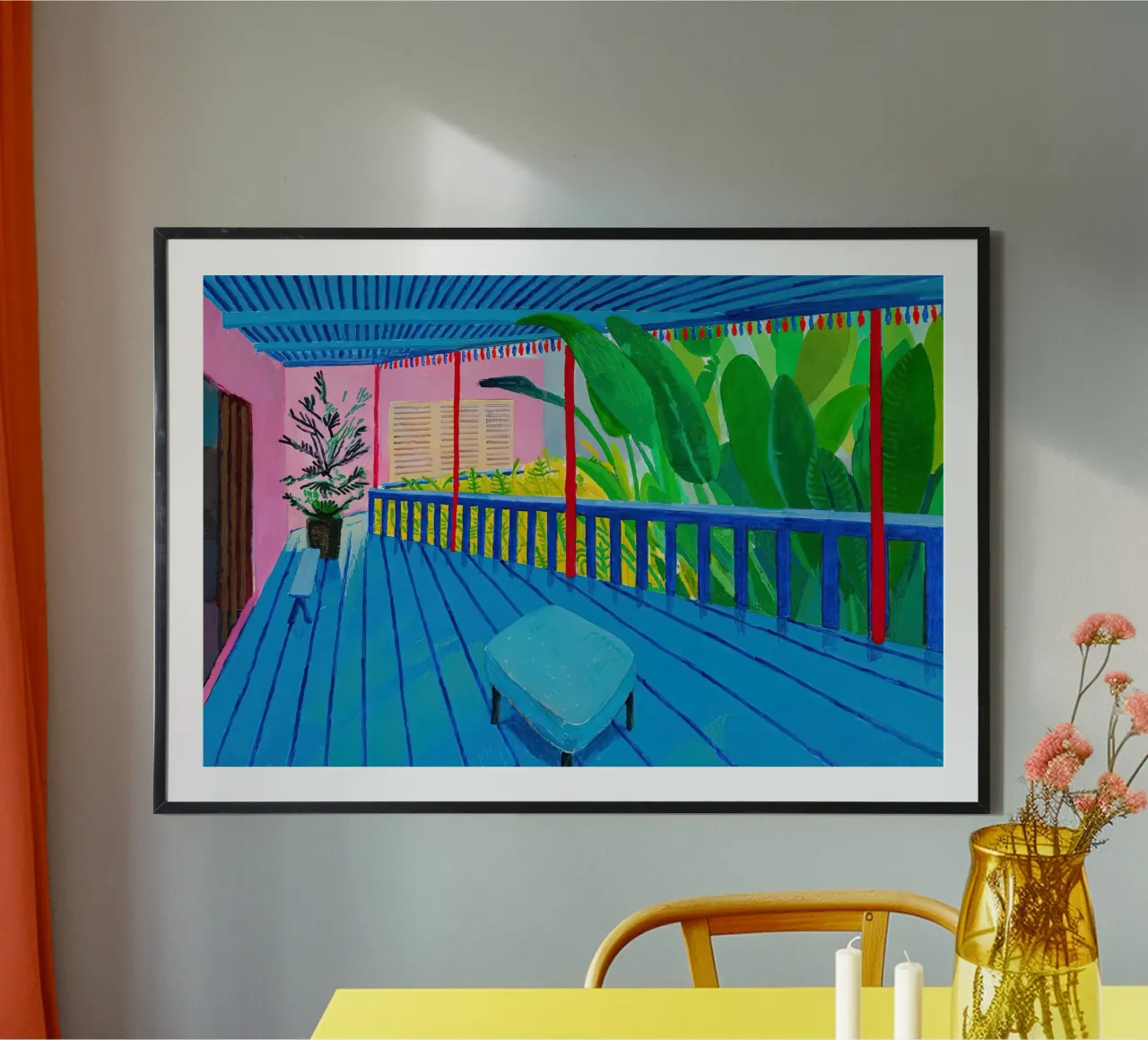Tour del curatore di David Hockneys carta hahnemühle da Palletolate