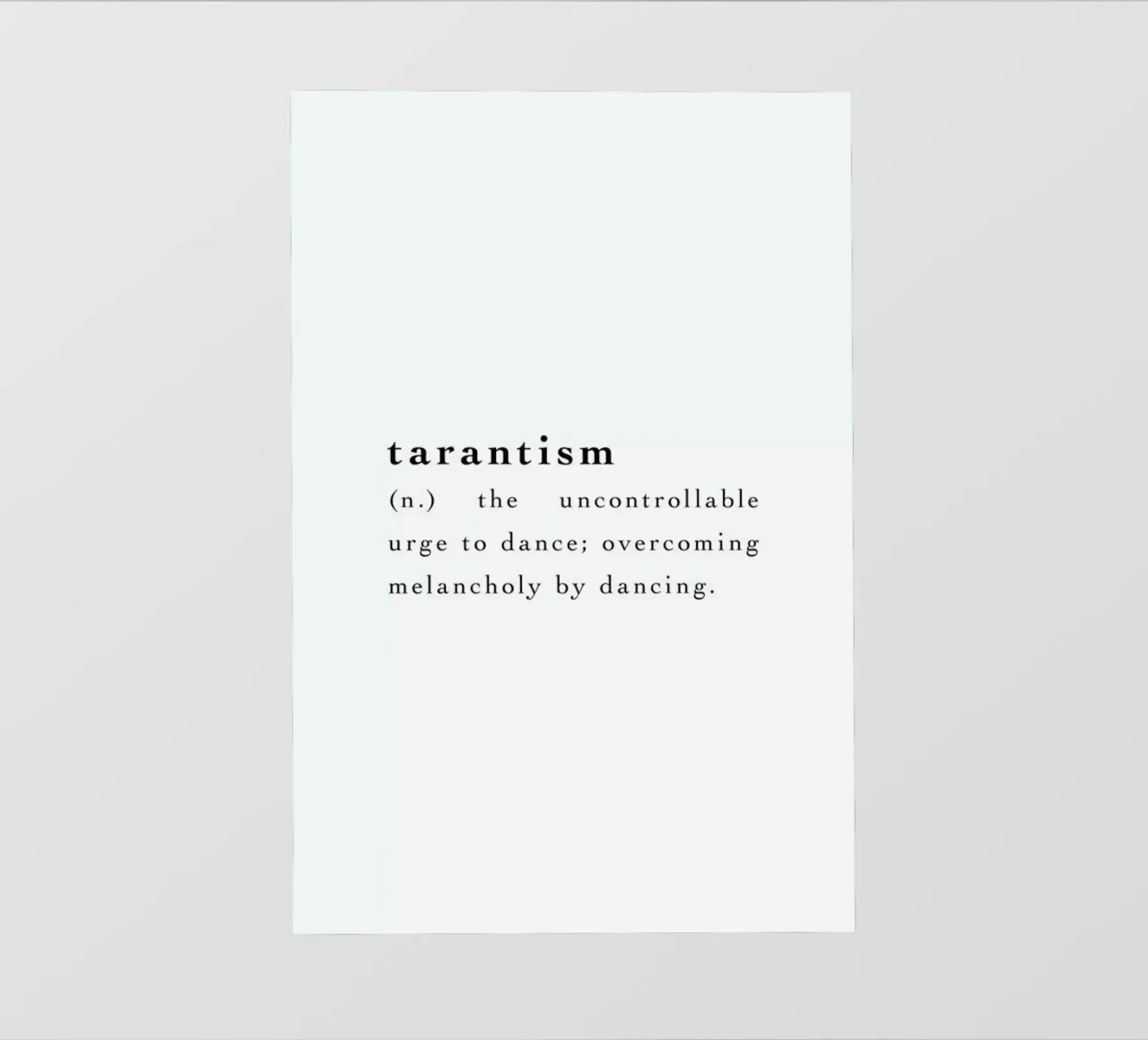 Tarantism telo in pvc da Studio One