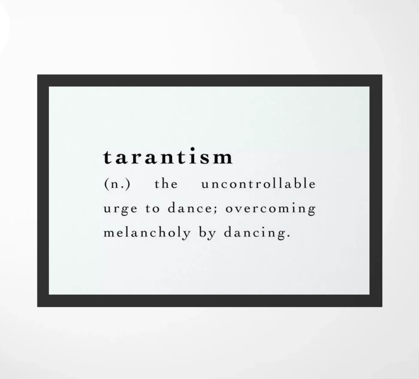 Tarantism zerbino da Studio One