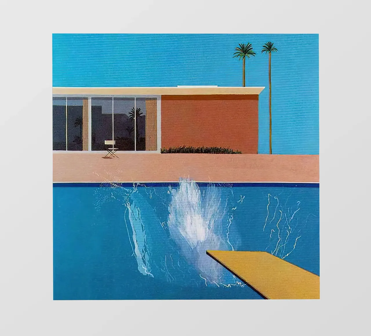 David Hockneys 1967, Uno schizzo più grande telo in pvc da Palletolate