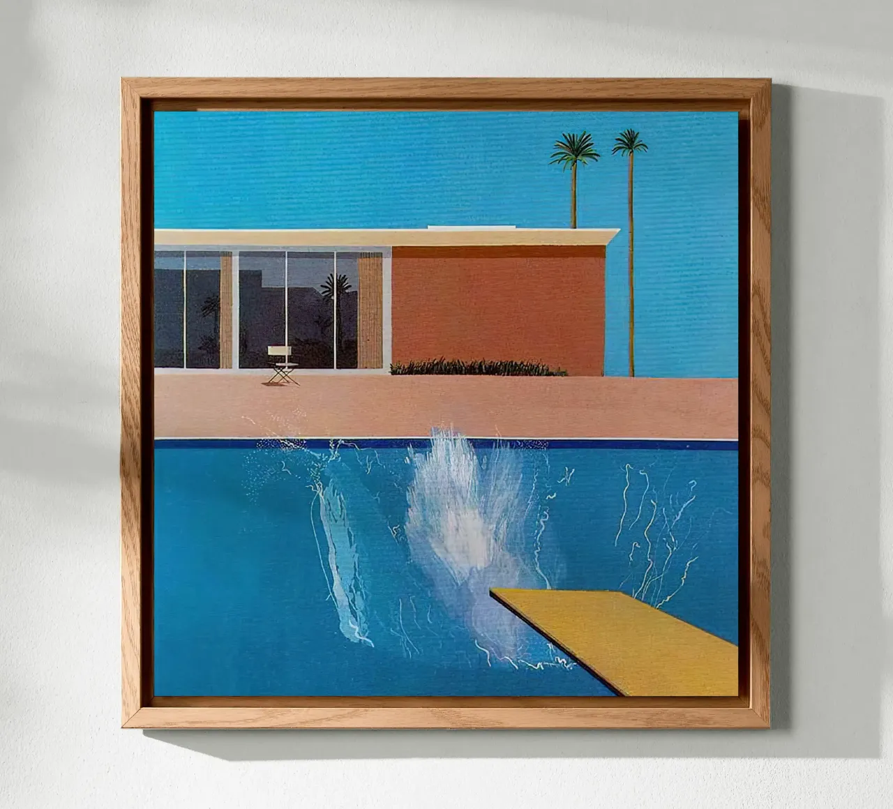 David Hockneys 1967, Uno schizzo più grande alluminio dibond da Palletolate