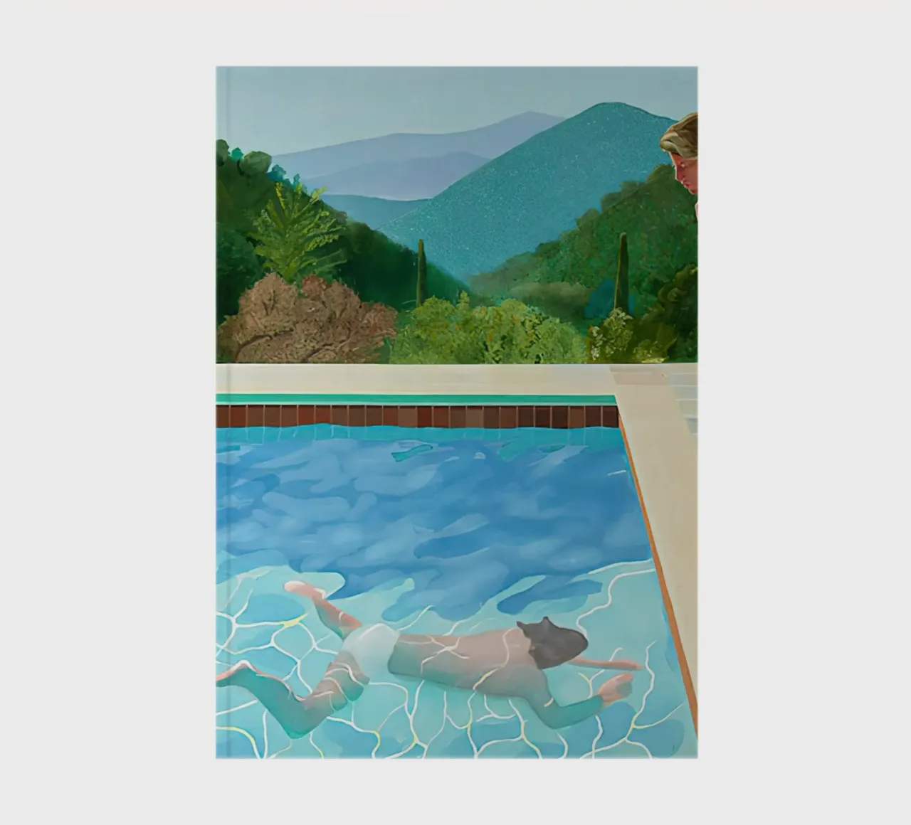 David Hockneys 1972, Pool with Two Figures notebook by Palletolate