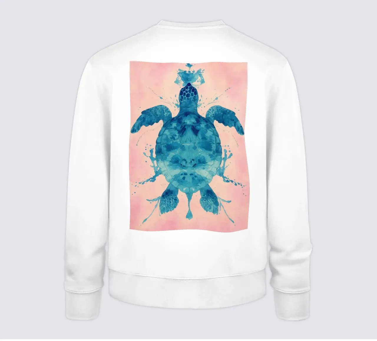 turtle abstract drawing sweatshirt by bougenfille