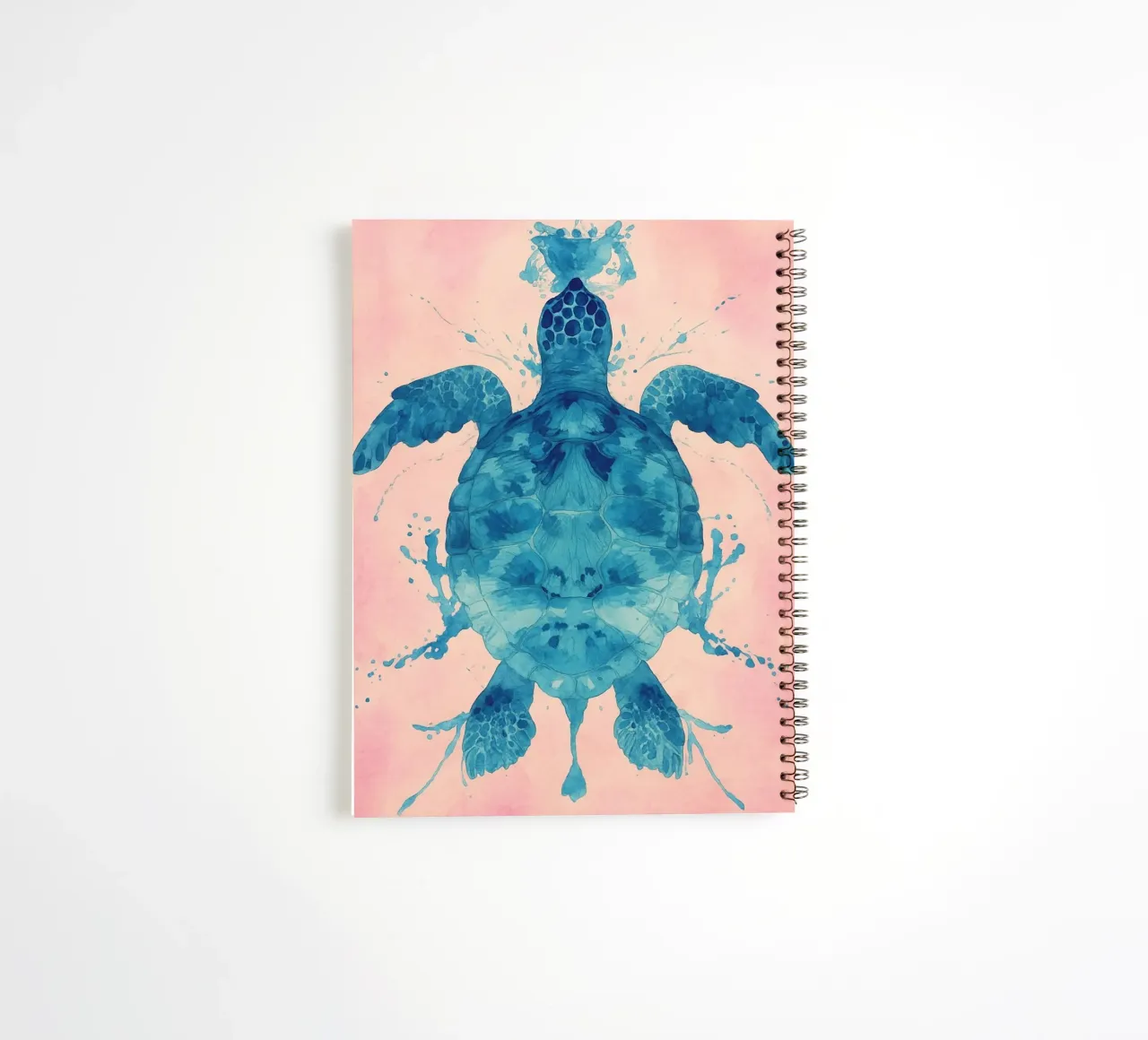 turtle abstract drawing spiral notebook by bougenfille
