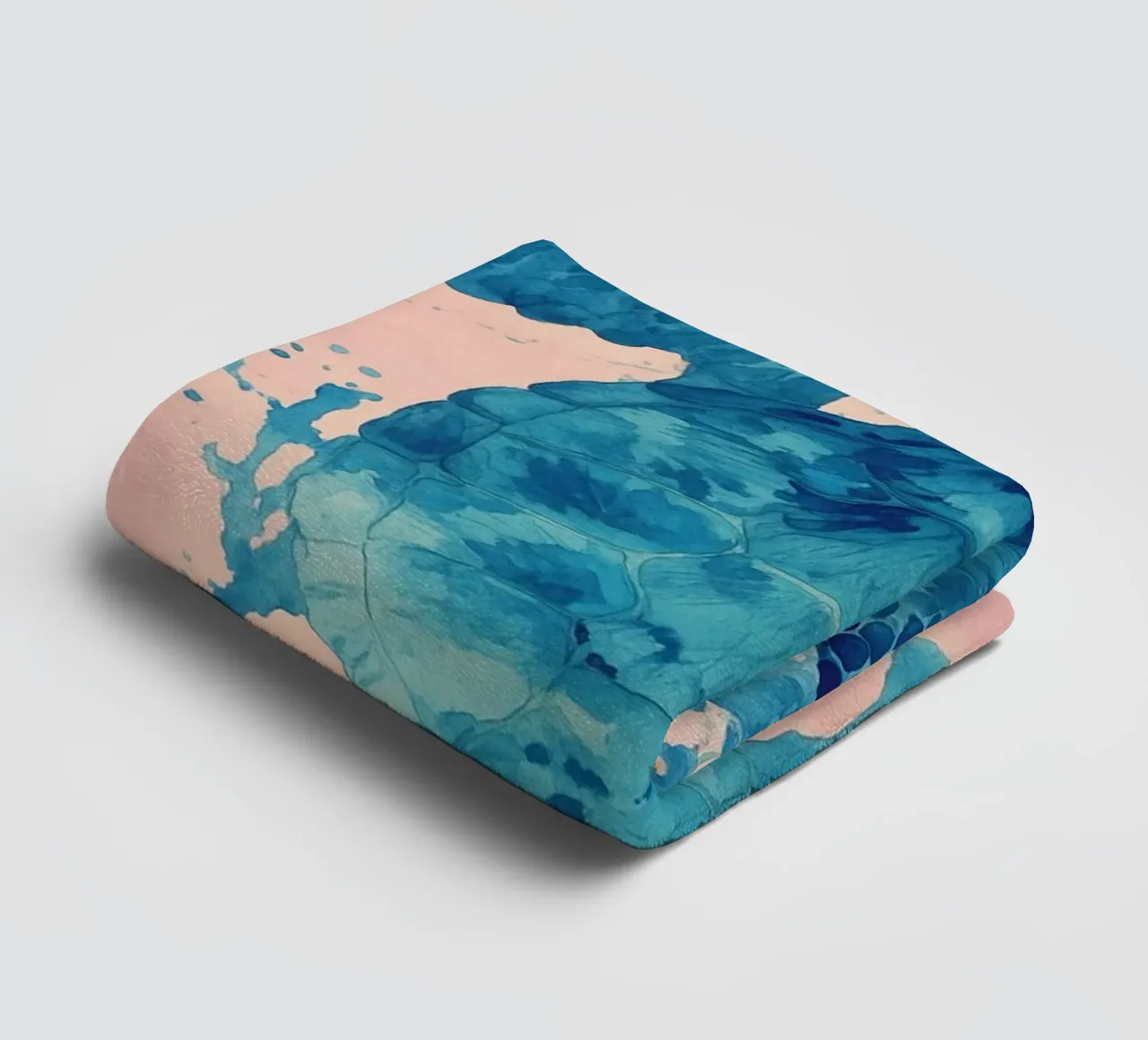 turtle abstract drawing towel by bougenfille