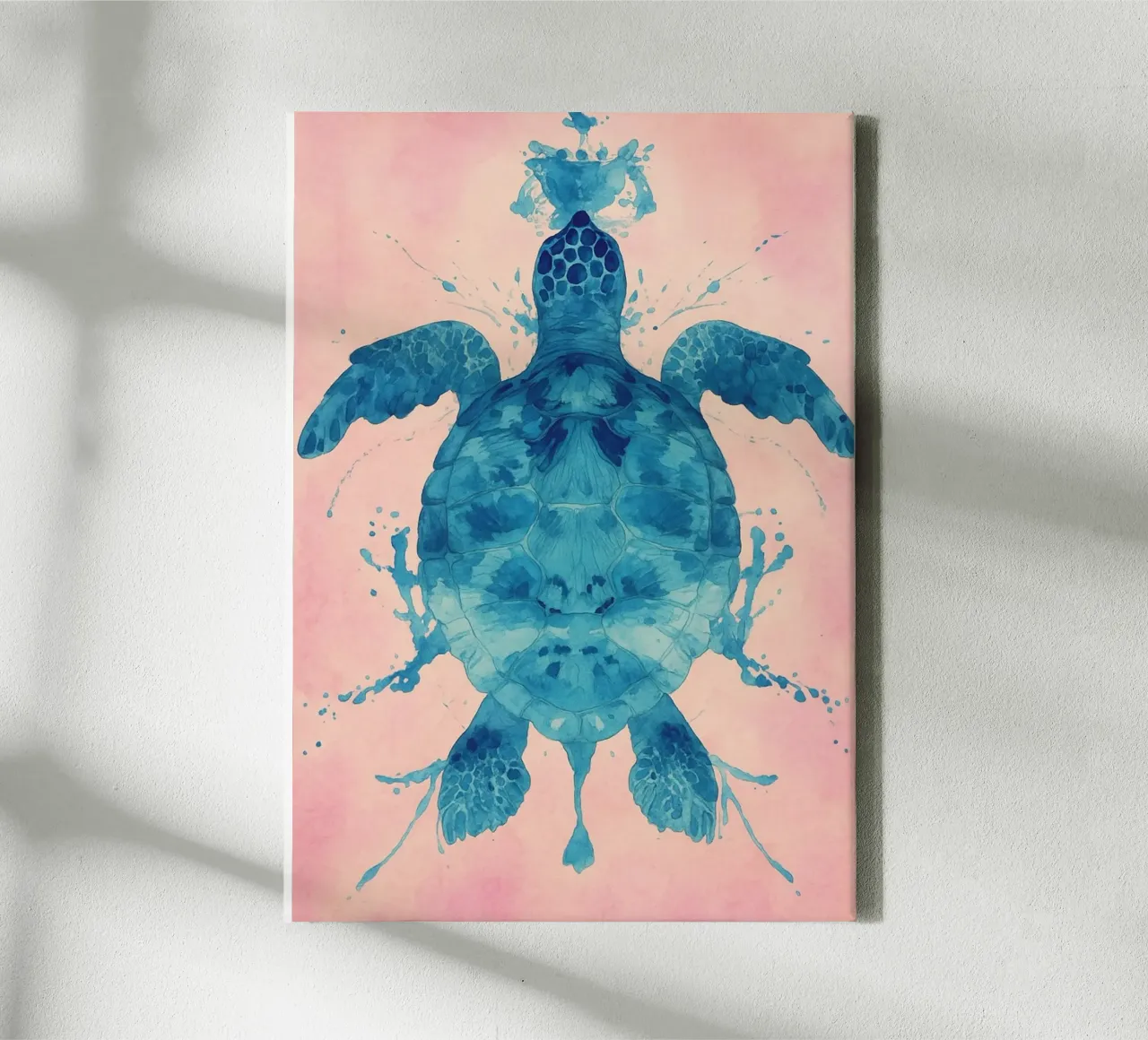 turtle abstract drawing canvas by bougenfille