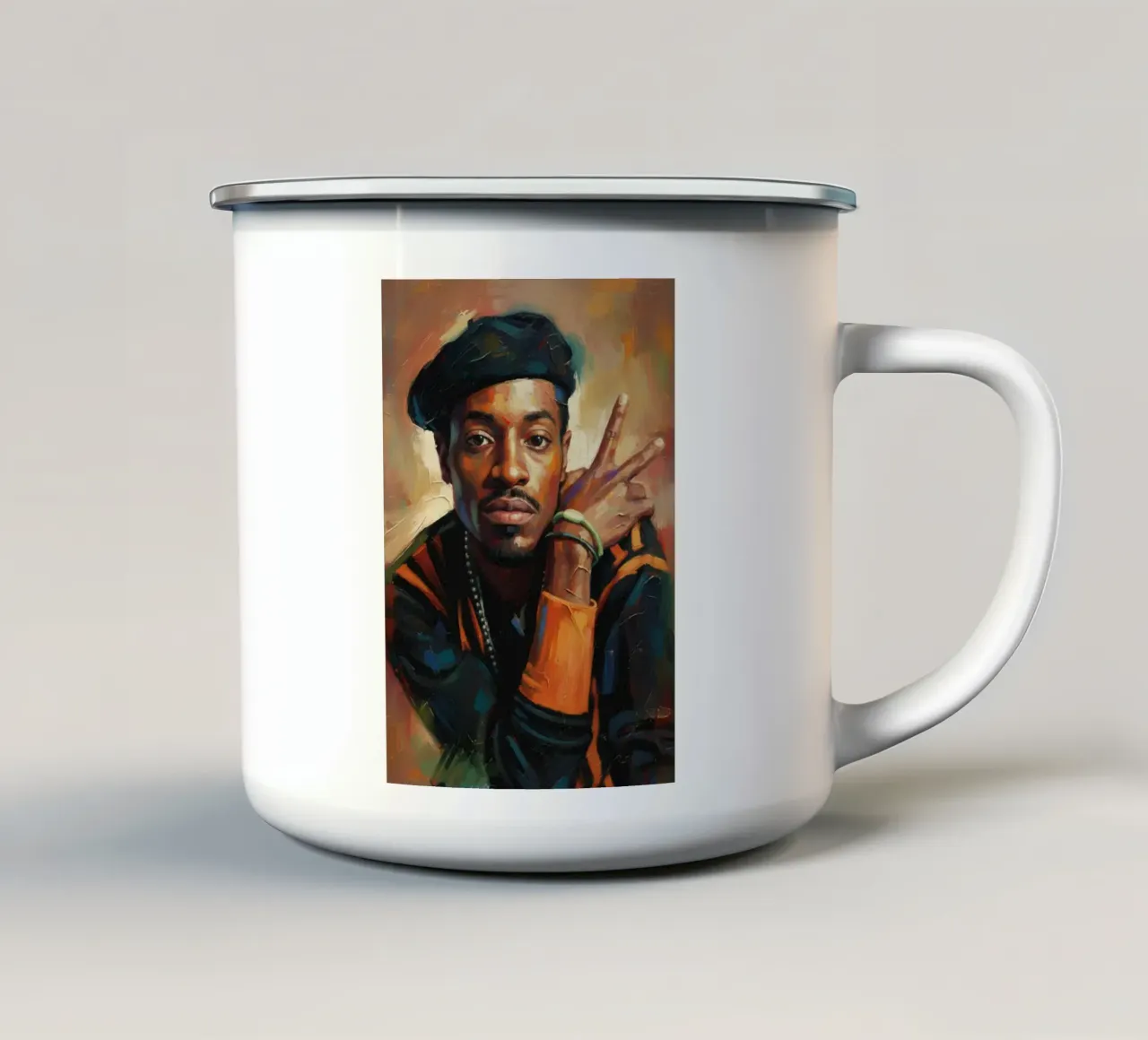 Altri 3000 Outkast tazza in smalto da Lembayung art