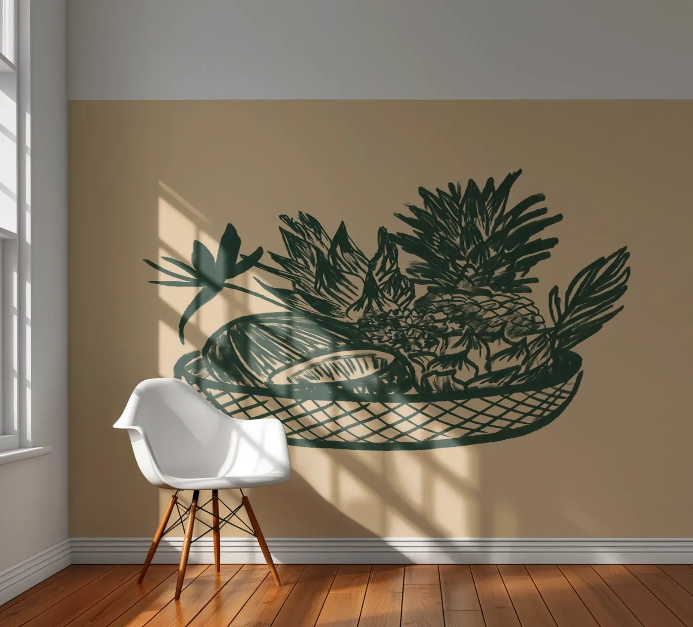 Fruchtkorb fotobehang van Studio Dolci