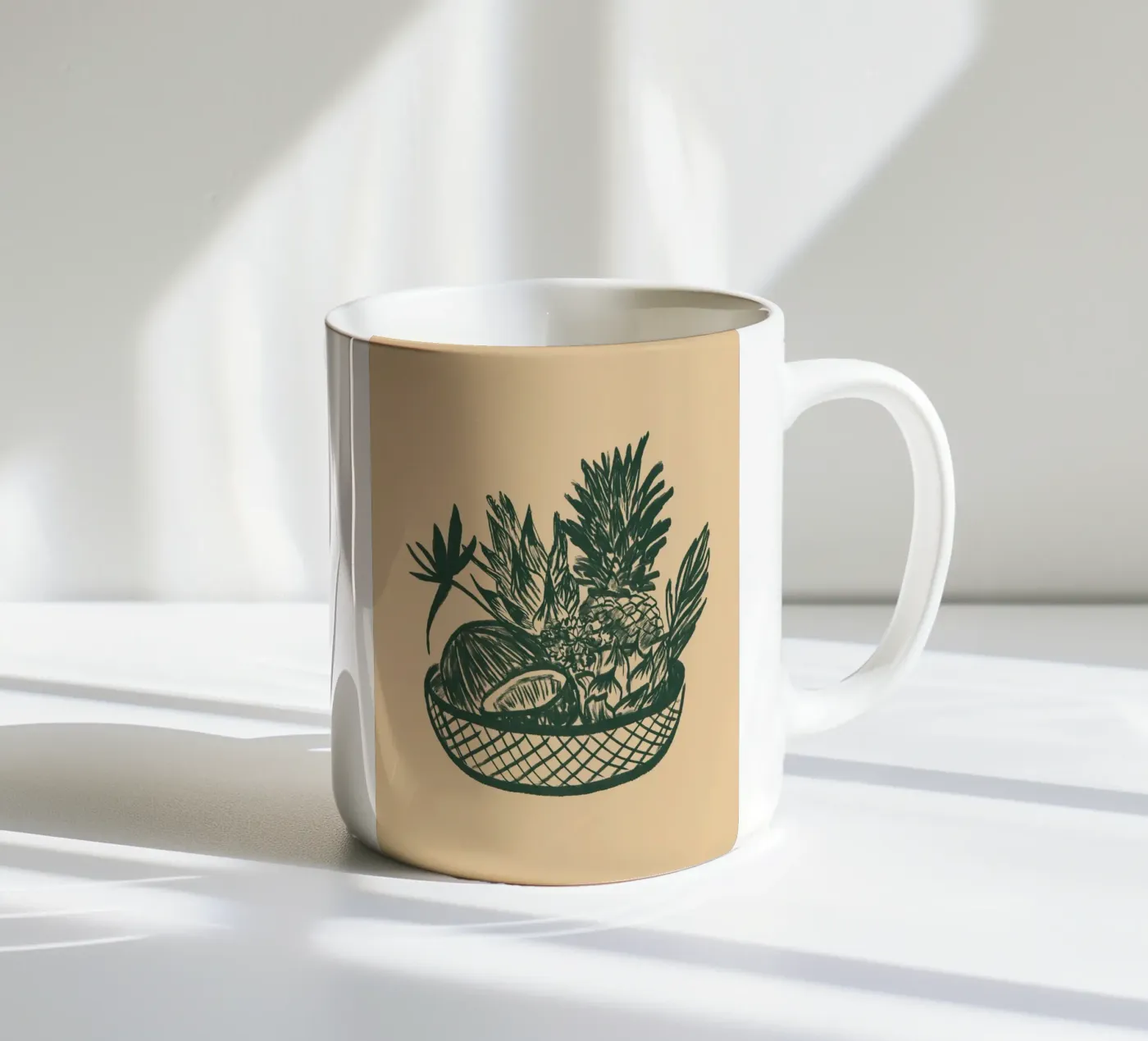 Fruchtkorb Keramik Tasse von Studio Dolci